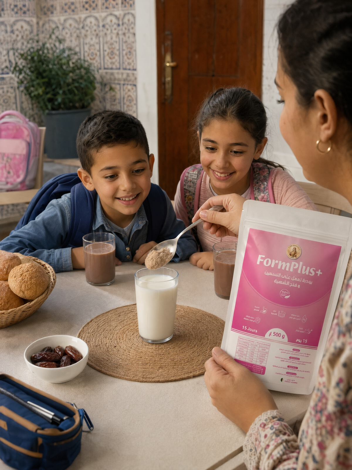 ماما تحط FormPlus+ في الحليب لولادها